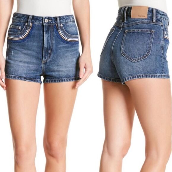 Tularosa High waist Emma denim shorts size 27 - Picture 1 of 8